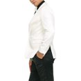 thumbnail image 4 of Adam Baker Men's Floral Paisley Shawl Lapel Tuxedo Jacket Matching Bow Tie Included, 4 of 6