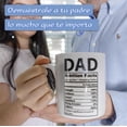 thumbnail image 2 of Taza para el Mejor Papá del Mundo - Regalo Especial blanco Unitalla, 2 of 5