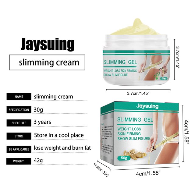 Crema de jengibre para pérdida de peso masaje hidratante para la piel aceite para pérdida de peso cuidado de la salud JShteea Cuidado Belleza