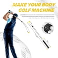 thumbnail image 5 of Golf Rope Swing Trainer, Professional Golf Swing Rope Training Aid to Improve Speed, Tempo, Rhythm, Flexibility and Strength, Golf Warm-Up Practice Equipment for Golfers of All Levels（black）, 5 of 5