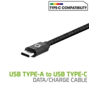 Cellet 4-ft Heavy-Duty Braid USB-C to USB-A Data/Charging Cable Compatible with Apple iPhone 15 Series iPad Pro 11/12.9/MacBook Android Samsung Galaxy Google PixelCharging; Data Transfer