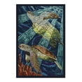 thumbnail image 2 of Sea Turtle, Paper Mosaic (19x27 inches, Premium 500 Piece Jigsaw Puzzle for Adults and Family, Made in USA), 2 of 4