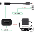 thumbnail image 5 of Type-C PD Induction Charging Cable Notebook Ultrabook DC Power Adapter Male Power Charging Cable, 5 of 9