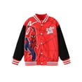 thumbnail image 1 of Chaqueta Disney Spider-Man Varsity Bomber para niños pequeños de 2 a 9 años, 1 of 7