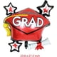 thumbnail image 3 of Graduation Balloons for 2021 Graduation Party Decor Supplies Red Congrats Grad Graduation Cap Balloons Mylar Graduation Balloons for College Seniors H, 3 of 3