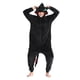 thumbnail image 4 of Pijama unisex de franela para adultos, de una pieza, de color blanco y negro con diseño de dragón, disfraz de anime para cosplay, ropa de dormir de Train Your Night Fury E46762AC, 4 of 5