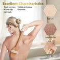 thumbnail image 2 of Bambloom Back Scrubber Anti Slip for Shower, Shower Brush Long Handle for Body Exfoliator and Massage,with White Sponge, 2 of 7