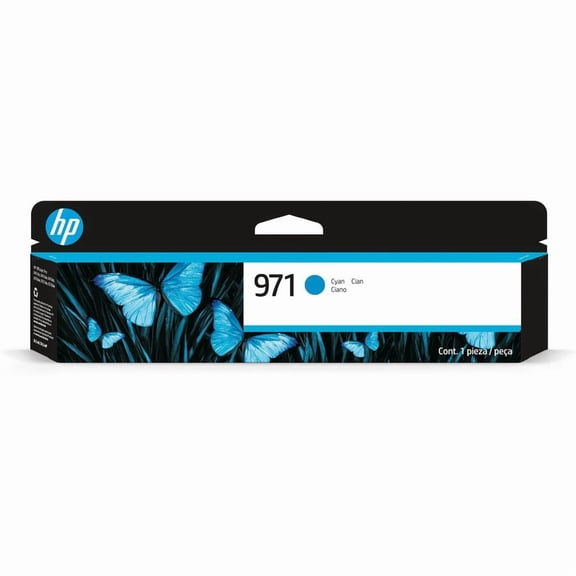 HP 971 Cyan Original Ink Cartridge (CN622AM)