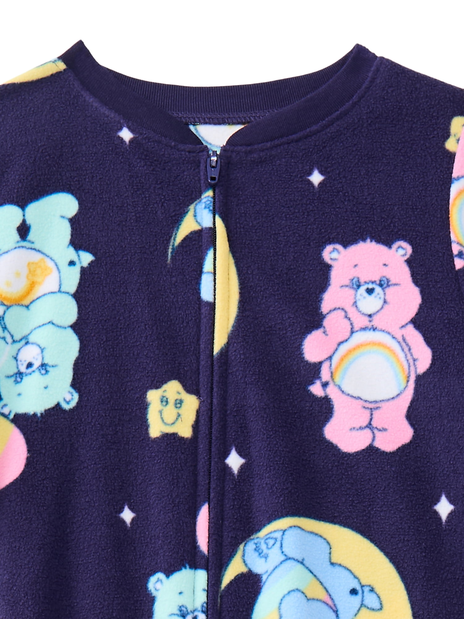 Care Bears Toddler Unisex One Piece Sleeper Pajamas, Sizes 12M-5T