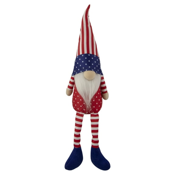 Northlight Stars and Stripes Patriotic Gnome Boy - 17.75"