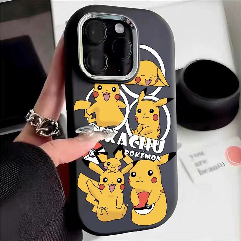 Pokemon Pikachu Lovely Naughty Phone Case For iPhone 15 14 13 12