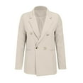 thumbnail image 4 of IMENGL Pocket long sleeve casual work coat lapel, Clear L, Size M-3XL, 4 of 9