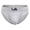 thumbnail image 4 of Sngxgn Men's Briefs, Soft and Breathable Underwear with ComfortFlex Waistband(Grey,L), 4 of 5