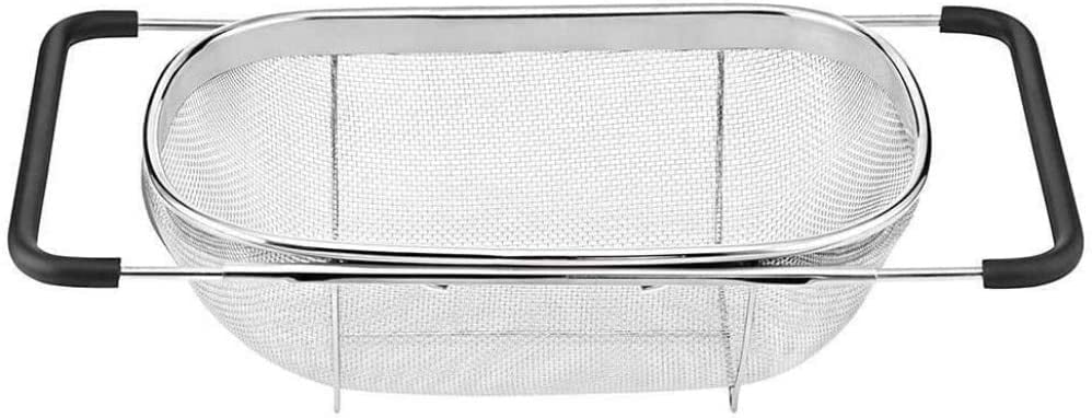 Colander Over The Sink Micro Perforated Stainless Steel Colander With Non Slip Handle Grips Handles Extend Kitchen Sink Accessories Drainer Basket Walmart Canada