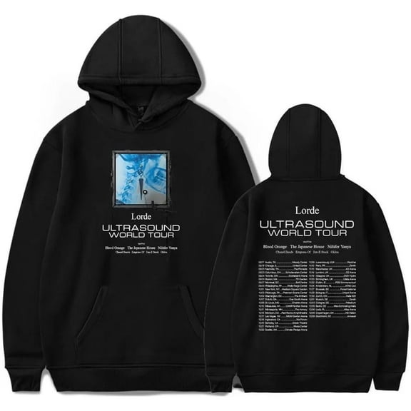 Lorde Ultrasound World Tour 2025 Hoodies, men's and women's sports shirts, pullovers, retro casual streetwear
