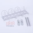thumbnail image 4 of BueautyboxMetal Cupboard Cabinet Organizer Rack Holder Hanging Under Shelf Storage Basket for Bookshelf Kitchen Closet Office Desk Cupboard, 4 of 7
