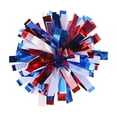 thumbnail image 3 of Yhmxh 4th of July Patriotic Tinsel Star Decor, 5.5" Red White Blue Firework Pom Pom Decorations for Independence Day, Memorial Day, Patriotic Party Supplies, Gift Wrapping, Table Centerpiece, 3 of 7