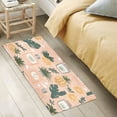 thumbnail image 4 of Tropical Fragrance Print 39x20" Bath Mat Carpet, Absorbent and Non-Slip for Kitchen or Bathroom, Quick-Drying, 4 of 8