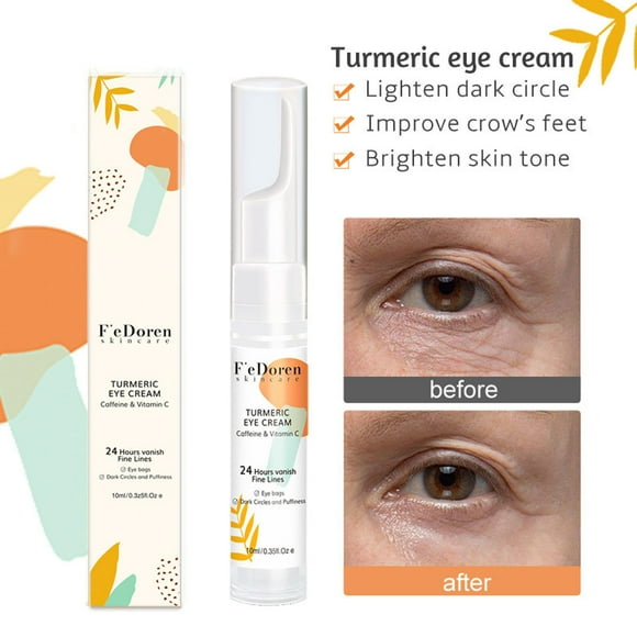 Iumwxz Turmeric Eye Cream Suitable For Around The Eyes To Wrinkles And Dark Circles Eye Cream