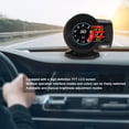 thumbnail image 3 of Compteur de Vitesse Numérique OBD2 EU-OBD RPM,Yctze Multifonction LCD Voiture HUD Tête Haute, 3 of 8