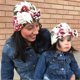 thumbnail image 3 of Turbante de algodón para recién nacido, gorro con lazo de leopardo, gorro de flores para la cabeza, accesorios para padres e hijos, 2023, 3 of 4