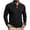 Black, variant on Cable Textured Polo Shirts for Men Contrast Trim Collared Long Sleeve Slim Fit Casual Undershirts Daily Office Autumn Pullover Tops Blue M