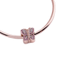 thumbnail image 2 of Charm para Pulsera LuckyLy, Dije de Mariposa, Acero Inoxidable y Zirconia Cúbica, Modelo Bathia rosa UNITALLA, 2 of 6