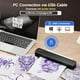 thumbnail image 3 of Impresora térmica portátil para plantillas de tatuajes: máquina de transferencia inalámbrica Bluetooth compatible con tamaños de carta A4 y A5 de 8,5 x 11. Perfecta para tatuadores, viajes de negocios, 3 of 5