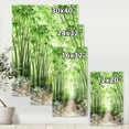 thumbnail image 4 of Designart ' Little Road Through Bamboo Forest ' Traditional Canvas Wall Art Print, 4 of 4