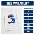 thumbnail image 4 of Haiti Island Flag Graphic T-Shirt, Unisex Classic Fit Tee, 4 of 9