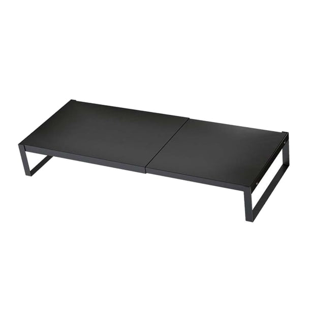 Soporte para monitor de computadora, resistente, para apartamentos, escritorio y portátil. Negro de una sola capa