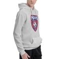 thumbnail image 3 of Miami Fc Men Fleece Hoodie Casual Pullover Sweatshirt With Kangaroo Pocket, 3 of 6