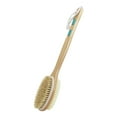 thumbnail image 2 of Fiudx Cepillo de Ducha, Mango Ergonómico para La Espalda, Cepillo Corporal con Cerdas Suaves de Nailon, Cepillo Exfoliante Seco de Pelo de Cerdo, Ideal para El Baño, Apto para Personas Mayores, Inclu, 2 of 7