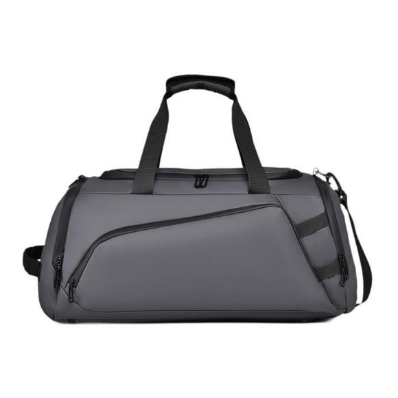 S SERENABLE Travel Duffle Bag Sports Gym Bag Large Overnight Bag for Gym Fitness Camping Gray