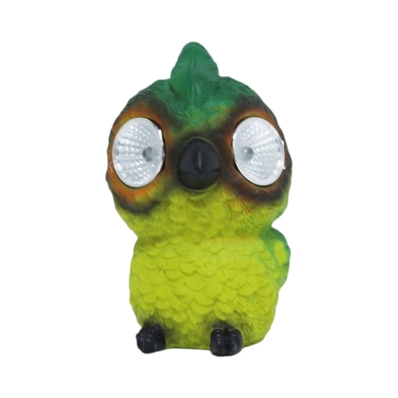 Solar Owl Garden Statue Lights, Resin Animal Ornament With LED Eyes, Waterproof Outdoor Decorative Light For Yard Pathway Patio