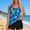 A312 Blue, variant on Tankini Swimsuits for Women Built-in Bra Two Piece Tummy Control Bathing Suits with Boyshorts Tropical Leaf Print Athletic Tankini Sets Modest Beachwear