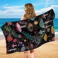 thumbnail image 7 of FOR U DESIGNS Mushroom Floral Print Car Seat Towel Cover Universal Fit Front Seat Protector Car Seat Cover Portable Sweat Towel with Sweat Absorption for Gym, Yoga, Swimming, Pets and Family Travel, 7 of 7