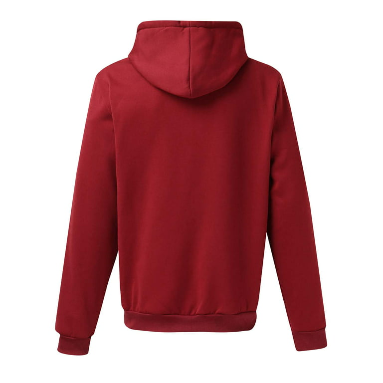red hoodies for men thick custom graphic printed hooded shirt sweat men  hoodie 