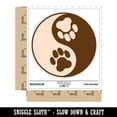 thumbnail image 2 of Paw Prints Yin Yang Cat Dog Car Window Bumper Water Bottle Phone Tablet Laptop Waterproof Vinyl Decal Sticker Set 5-Pack - Gloss Finish - 4.0", 2 of 7