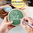 thumbnail image 1 of Innens Paint Maker Pen Waterproof Paint Pen for Car Tyre Tire Art DIY Glass,White, 1 of 12