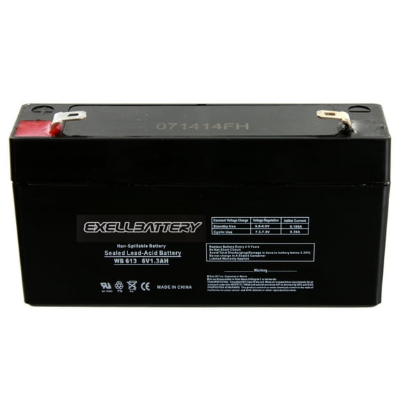 SLA 6V 1.3Ah for Exit Backup power Emergency light 6 volt 1.3 amps