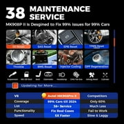 Autel Maxicom MK908 Pro II Car Diagnostic Scanner Bi-Directional Control J2534 Online ,38+ Services Upgraded of MS908S Pro as Elite II Pro, MS919