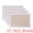 Apricot, variant on Unique Bargains Rustic Set of 4 Rectangle Woven Placemats Beige 17.7x11.8inch