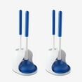 thumbnail image 7 of Eyliden Toilet Brush and Plunger Set for Toilet Cleaning, Brush with Base, Blue, 2 Count, 7 of 7
