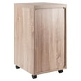 thumbnail image 2 of Winsome Kenner Mobile Storage Cart, 3 Shelves, Reclaimed Wood/White Finish, 2 of 8