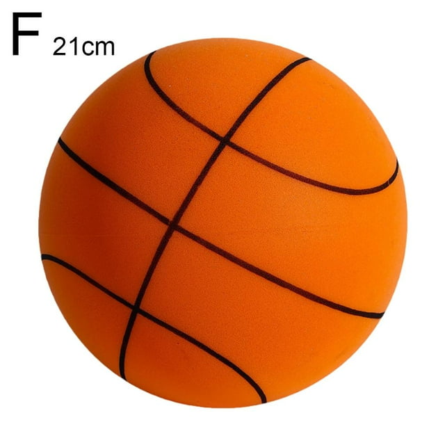 Balón de baloncesto de espuma silenciosa (2023): pelota elástica de entrenamiento para niños en interiores, multicolor y translúcida, que mejora la coordinación ojo-mano, ideal para regalos y premios