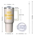 thumbnail image 2 of Premium Gift for Grandpa 40oz Tumbler, Insulated Stainless Steel Cup with Handle, Perfect Present, 2 of 5