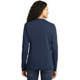 thumbnail image 2 of Port & Company Women's Long Sleeve Core Cotton T-Shirt LPC54LS, 2 of 2