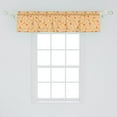 thumbnail image 2 of Ambesonne Cartoon Valance Pack of 2, Funny Lollipops, 54"X12", Peach and Multicolor, 2 of 4