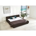 thumbnail image 5 of Greatime B1142 Modern Platform Bed, California King, Dark Brown, 5 of 5